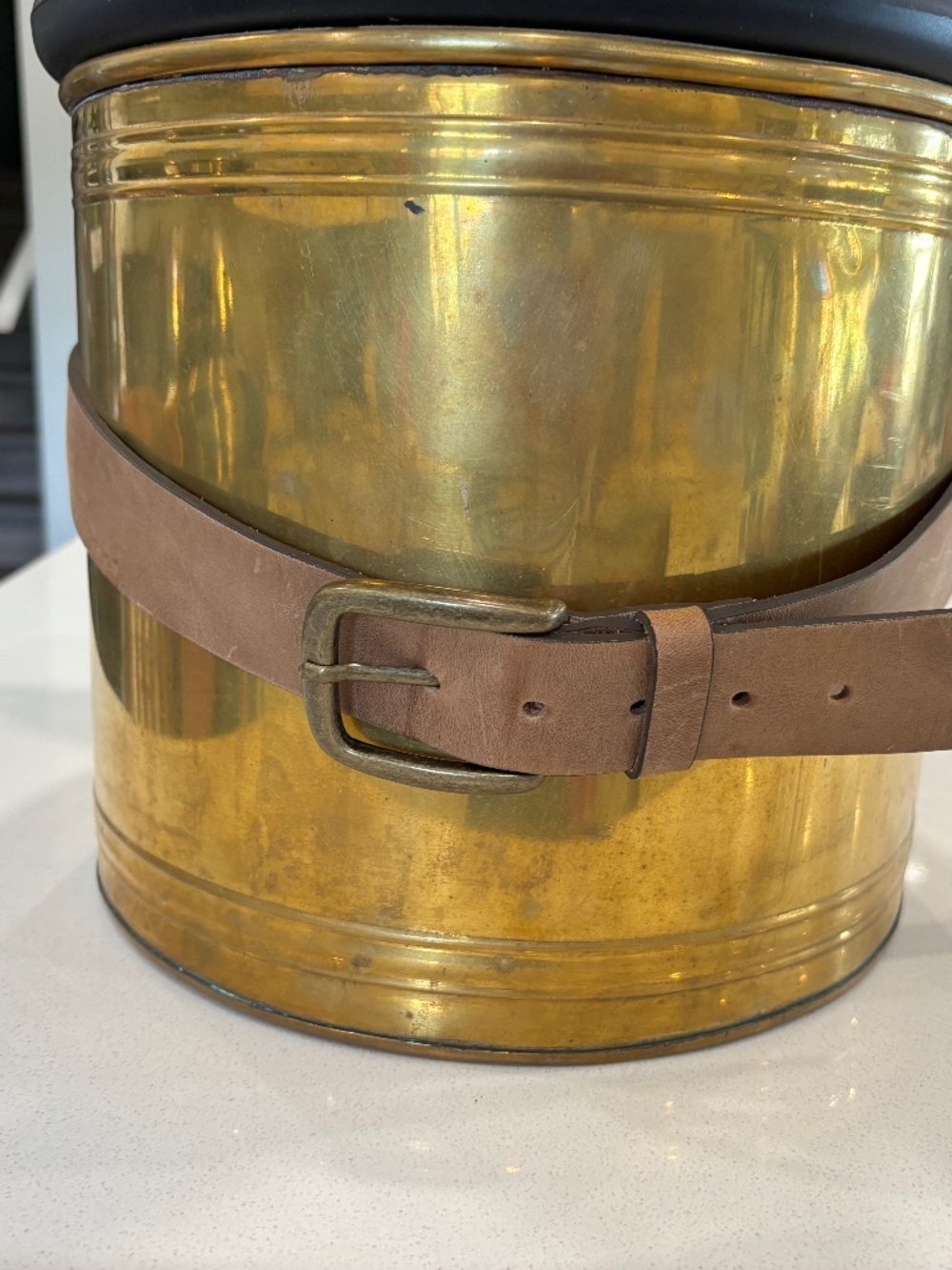 L.L.Bean Leather Belt Size 42